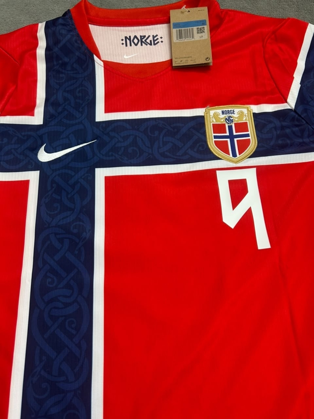 Haaland #9 Norway National Team Football Jersey World Cup 2026
